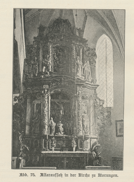Mohrungen, Stadt, Ev. Kirche, Altar