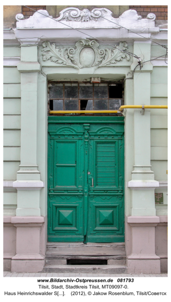 Tilsit (Советск), Haus Heinrichswalder Straße 2