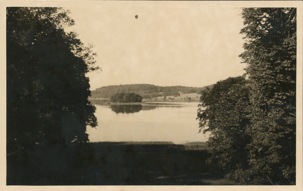 Ponarien, Blick vom Gutshaus auf den Narienwinkel