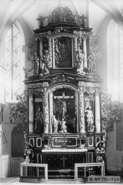 Mohrungen, Stadt, Ev. Kirche, Altar