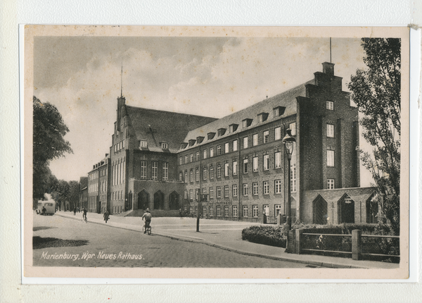 Marienburg, Westpr., Danziger Platz, Neues Rathaus