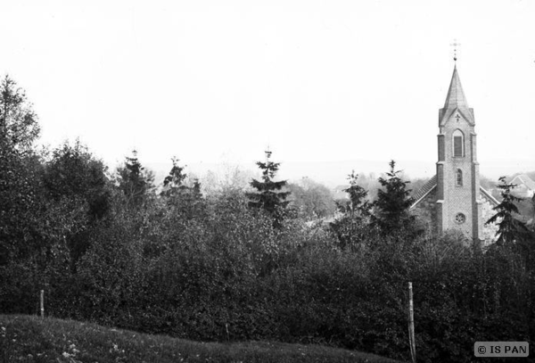 Neidenburg, Stadt, Blick auf die kath. Kirche