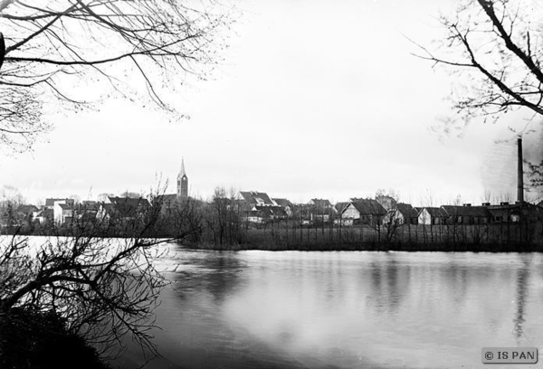 Ragnit, Blick über den Mühlenteich auf die Stadt