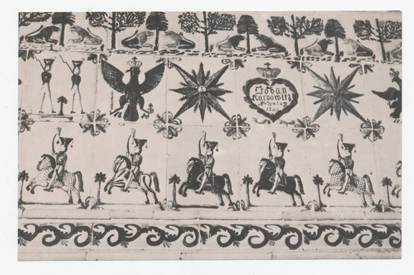 Masuren , Ofenkacheln aus dem 19. Jahrhundert