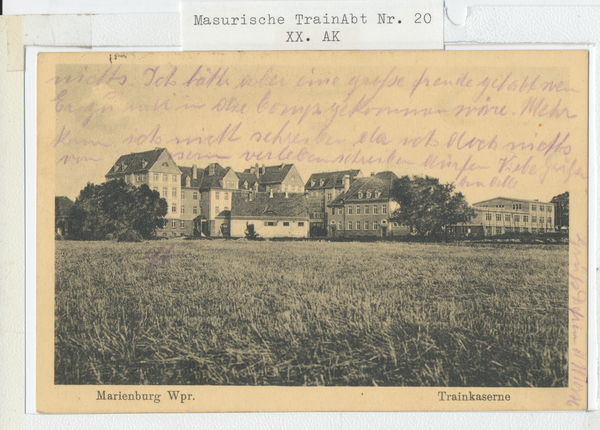 Marienburg, Westpr., Trainkaserne