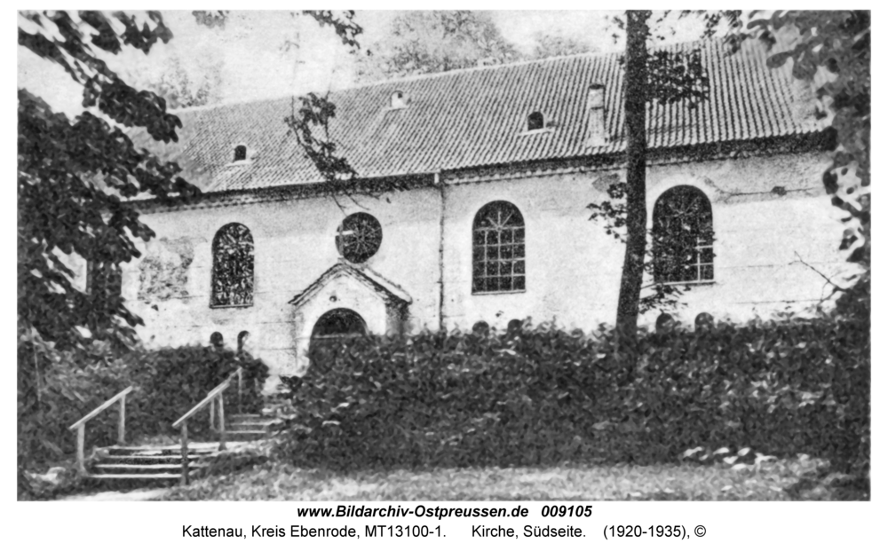 Kattenau, Kirche, Südseite