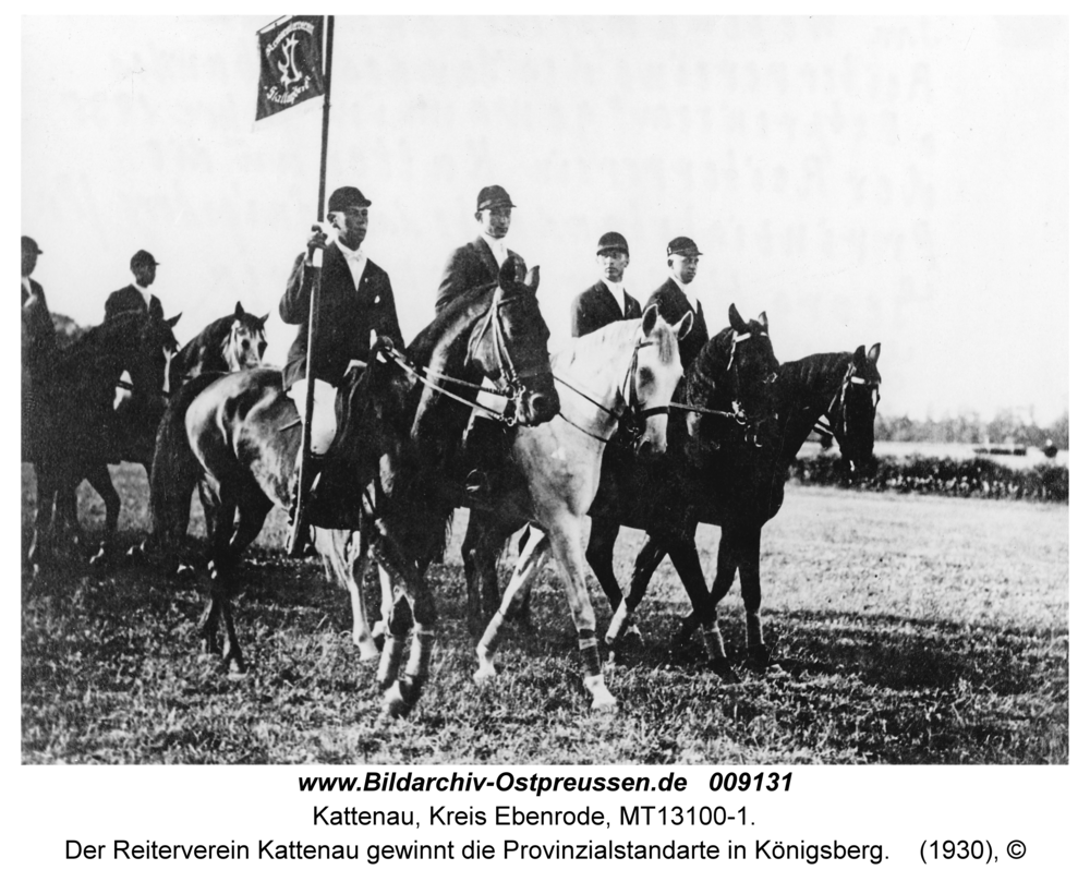 Kattenau, Der Reiterverein Kattenau gewinnt die Provinzialstandarte in Königsberg