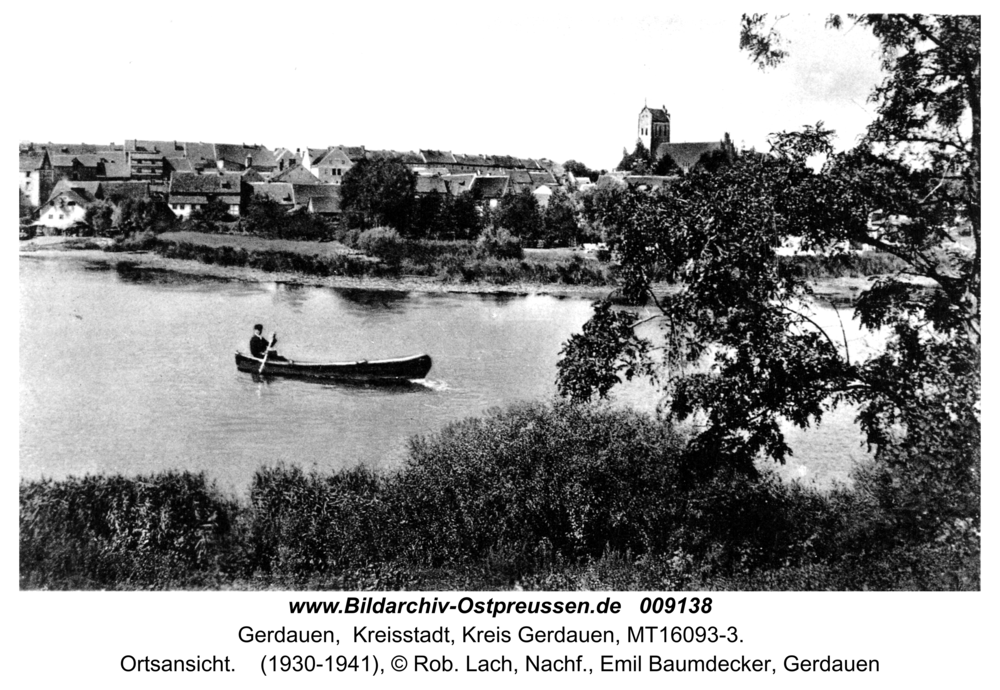 Gerdauen, Ortsansicht