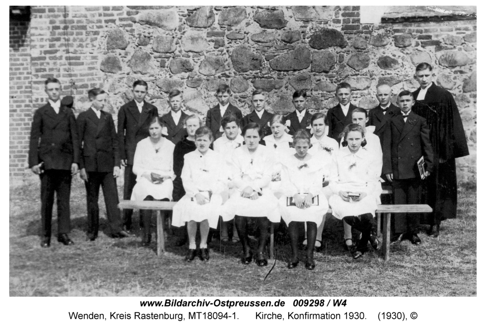 Wenden, Kirche, Konfirmation 1930