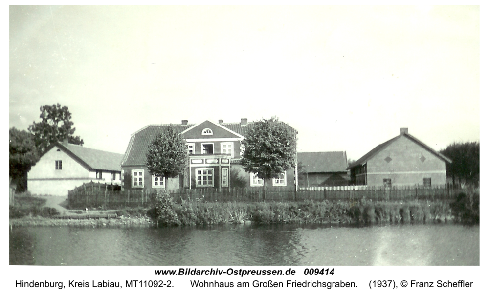 Hindenburg, Wohnhaus am Großen Friedrichsgraben