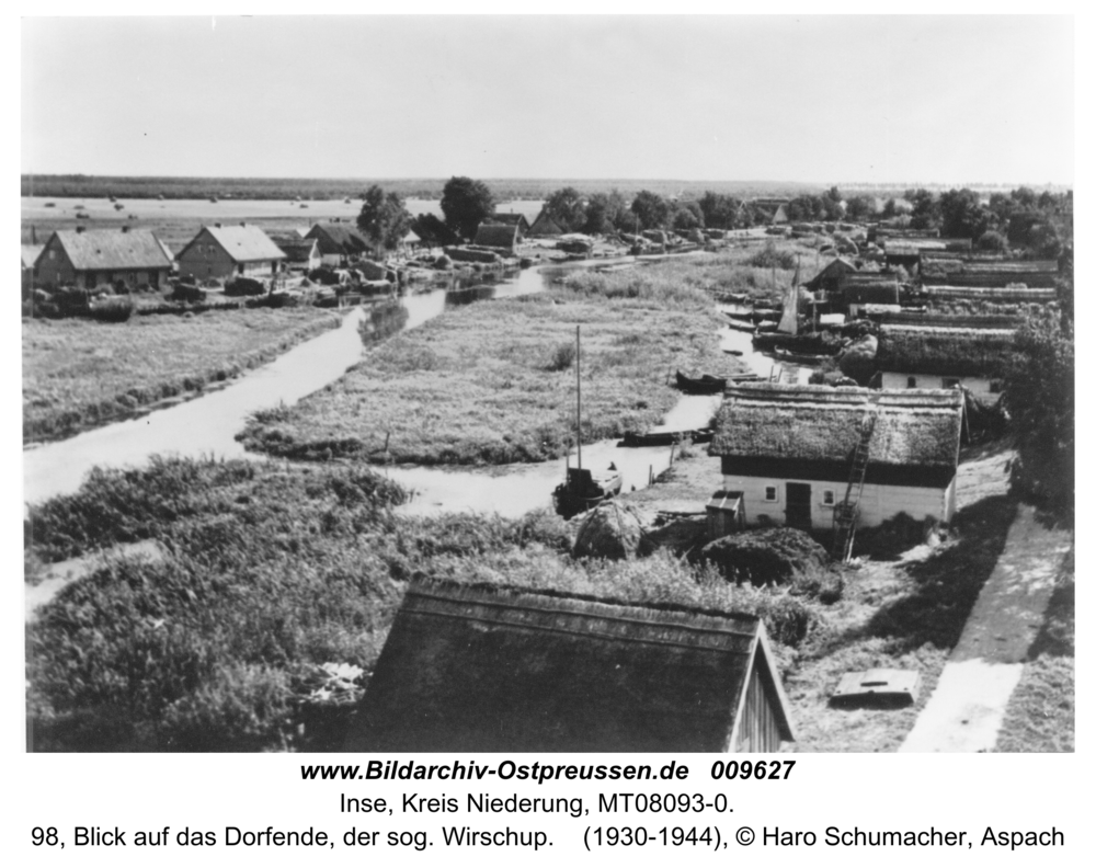 Inse, 98, Blick auf das Dorfende, der sog. Wirschup