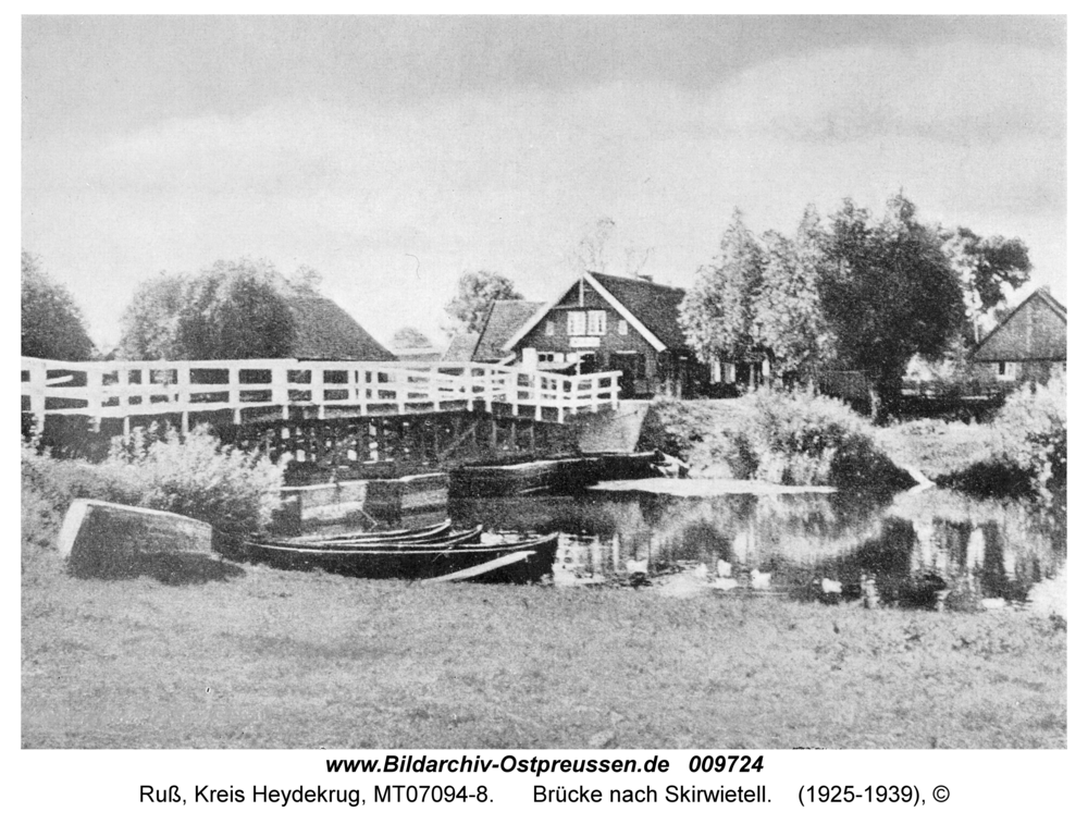 Ruß, Brücke nach Skirwietell