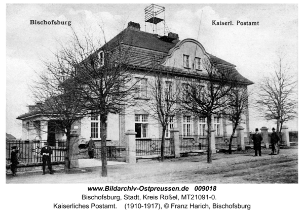 Bischofsburg, Kaiserliches Postamt