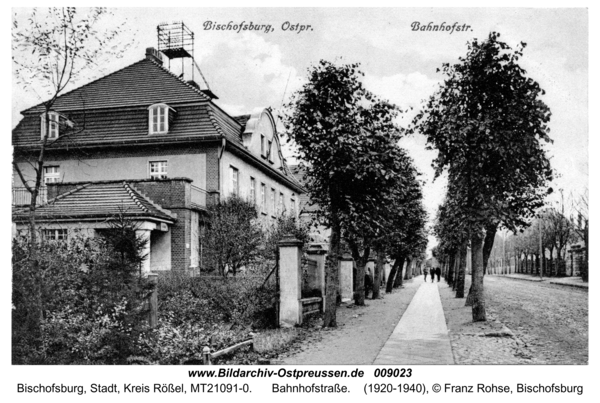 Bischofsburg, Bahnhofstraße