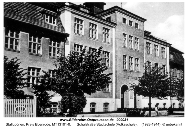 Stallupönen, Schulstraße,Stadtschule (Volksschule)