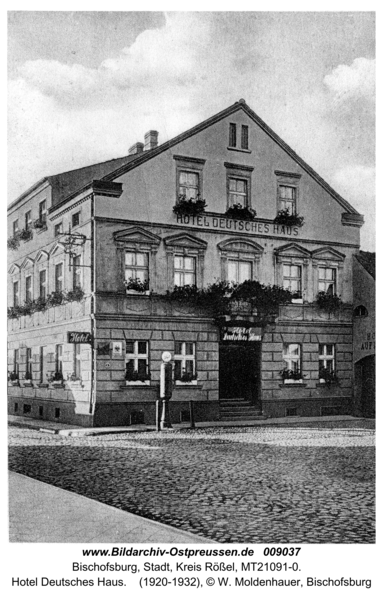 Bischofsburg, Hotel Deutsches Haus