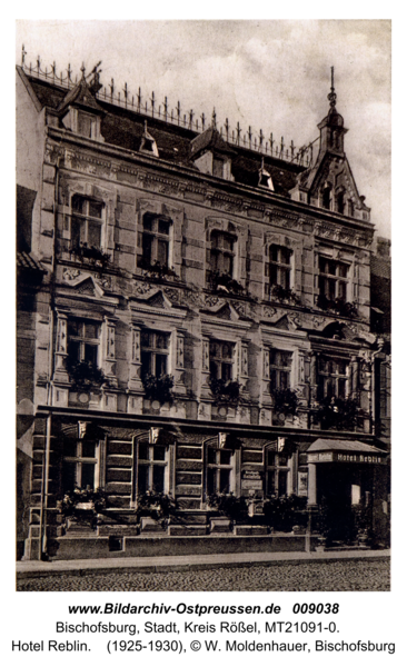 Bischofsburg, Hotel Reblin