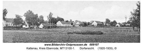 Kattenau, Dorfansicht