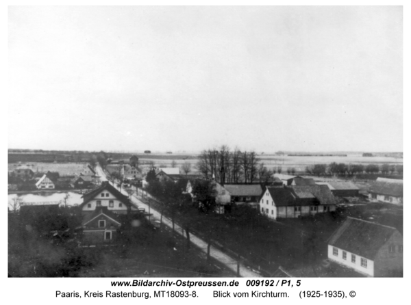 Paaris, Blick vom Kirchturm