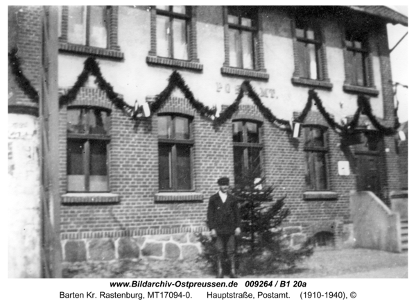 Barten, Hauptstraße, Postamt