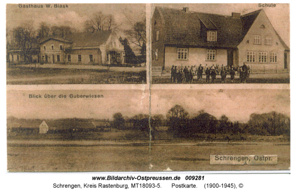 Schrengen, Postkarte