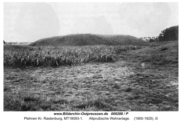 Plehnen, Altprußische Wehranlage