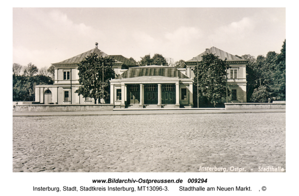 Insterburg, Stadthalle am Neuen Markt