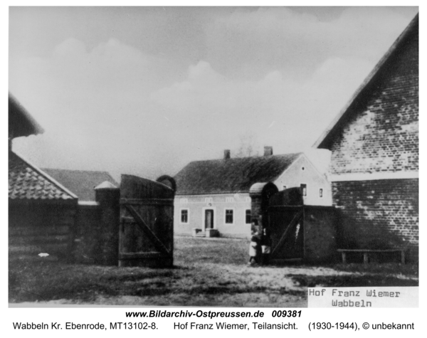 Wabbeln, Hof Franz Wiemer, Teilansicht