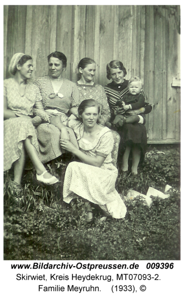 Skirwiet, Familie Meyruhn