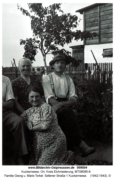 Familie Georg u. Marie Torkel Sellener Straße 1 Kuckerneese