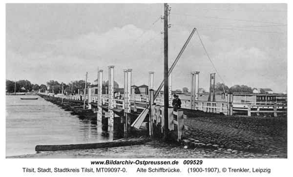 Tilsit, Alte Schiffbrücke