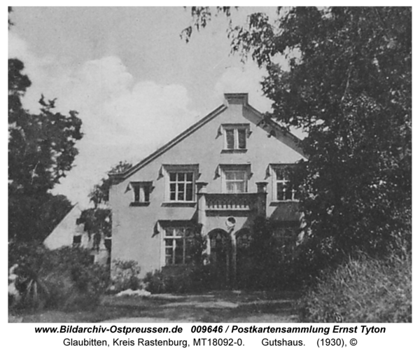 Glaubitten, Gutshaus