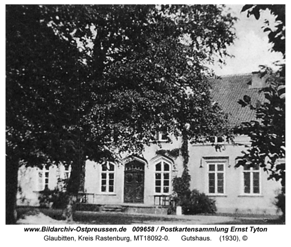 Glaubitten, Gutshaus