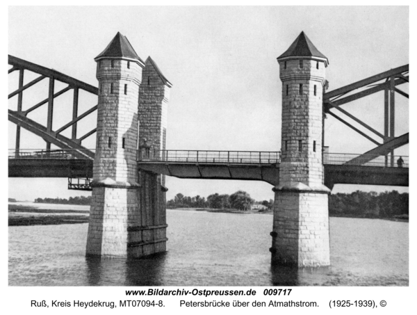 Ruß, Petersbrücke über den Atmathstrom