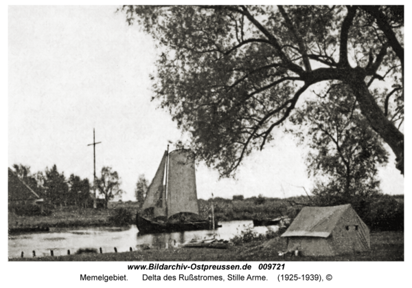 Memelgebiet, Delta des Rußstromes, Stille Arme