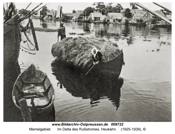 Memelgebiet, Im Delta des Rußstromes, Heukahn