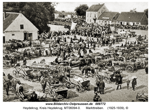 Heydekrug, Markttreiben