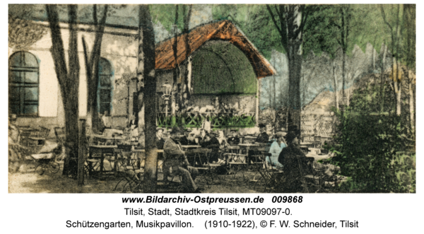 Tilsit, Schützengarten, Musikpavillon