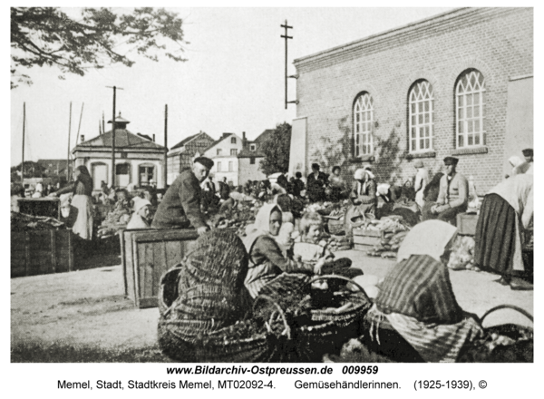 Memel, Gemüsehändlerinnen