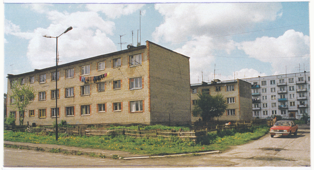 Stablack Kr. Preußisch Eylau, (Долгоруково), Ehem. Truppenlager Nord, teilweise Neubauten