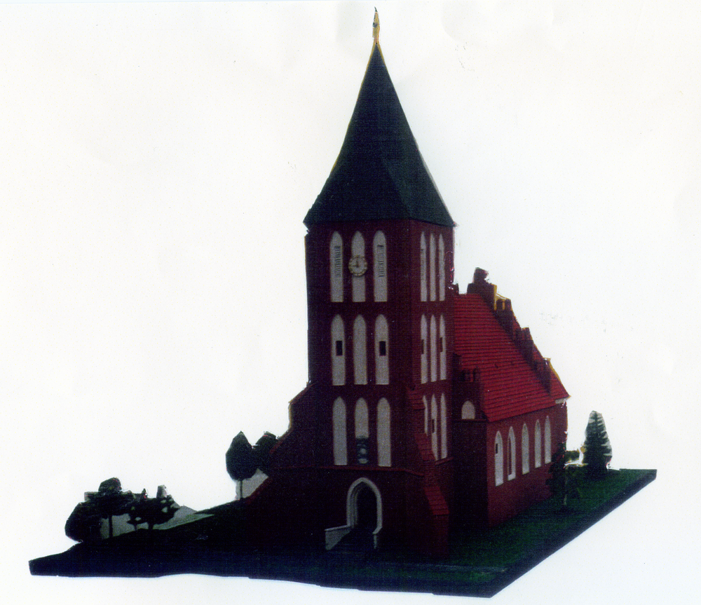 Pörschken Kr. Heiligenbeil (Новомосковское), Ev. Kirche, Modell