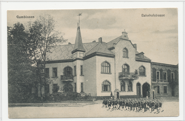 Gumbinnnen, Bahnhofstraße, welches Haus ??