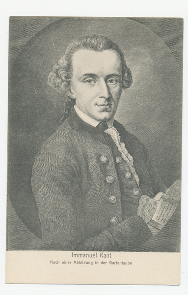 Königsberg, Immanuel Kant nach einer Abbildung in der Gartenlaube