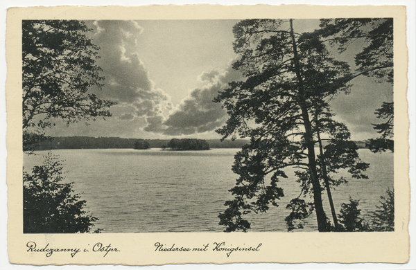 Rudczanny, Niedersee mit Königsinsel
