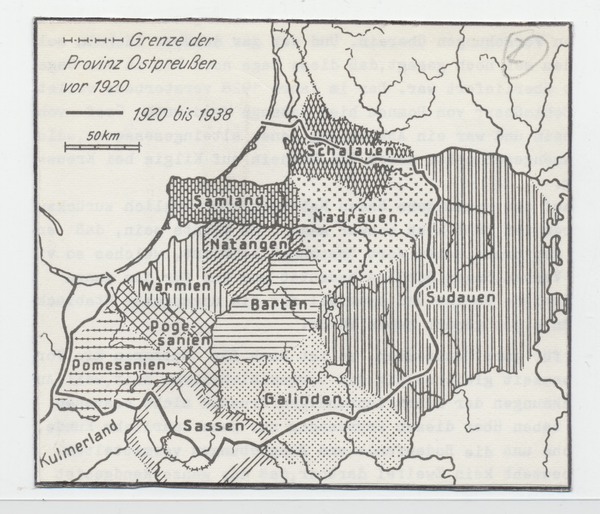 Ostpreußen, Im Wandel der Zeit, Veränderung der Provinzgrenze