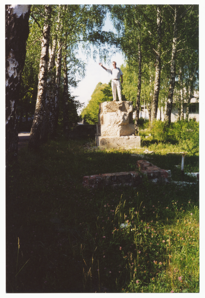 Stablack Kr. Preußisch Eylau, (Долгоруково), Militärlager Nord, Reste Soldatendenkmal