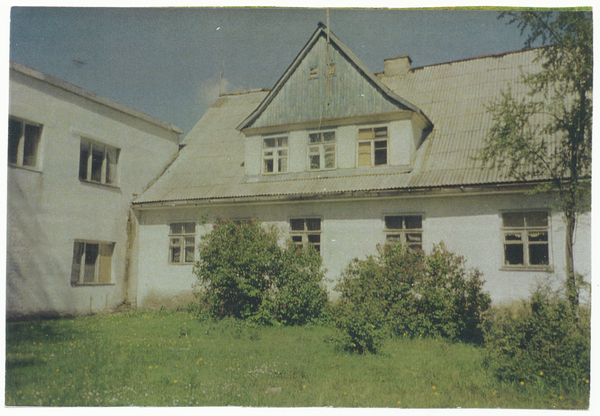 Stablack Kr. Preußisch Eylau, (Долгоруково), Verbindungsbau zwischen Schule und Lehrerhaus