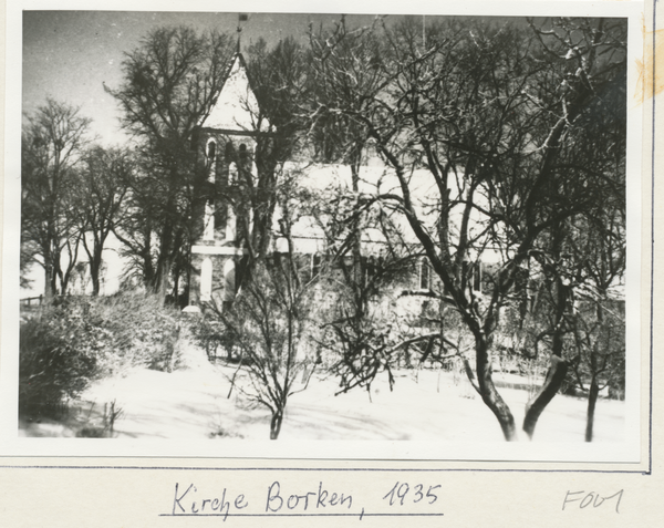 Borken Kr. Preußisch Eylau, Kirche