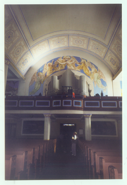 Heydekrug, ev. Kirche, Blick zur Orgel