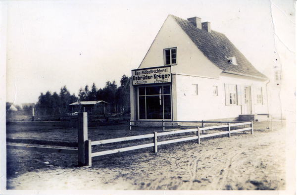Ludwigsort, Bau- Möbeltischlerei Gebr. Krüger
